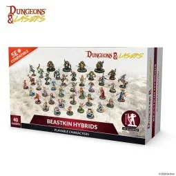 Dungeons & Lasers Miniatures: BEASTKIN HYBRIDS: PLAYABLE CHARACTERS...