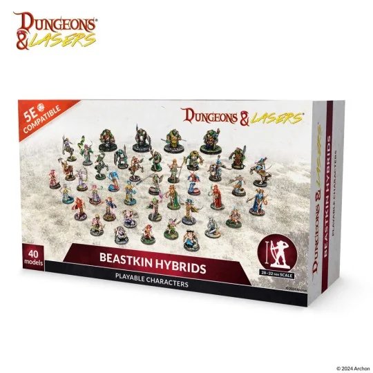 Dungeons & Lasers Miniatures: BEASTKIN HYBRIDS: PLAYABLE CHARACTERS...
