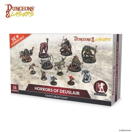 Dungeons & Lasers Miniatures: HORRORS OF DEUSLAIR - Archon Studio D...