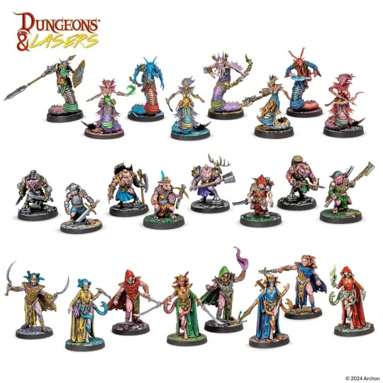 Dungeons & Lasers Miniatures: BEASTKIN HYBRIDS: PLAYABLE CHARACTERS...