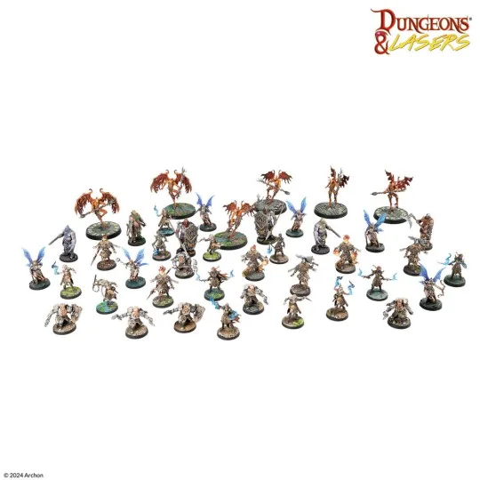 Dungeons & Lasers Miniatures: ARMIES OF DEUSLAIR - Archon Studio DN...