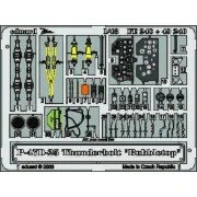 P-47D-25 Thunderbolt Bubbletop für Tamiya Bausatz - Eduard Accessor...