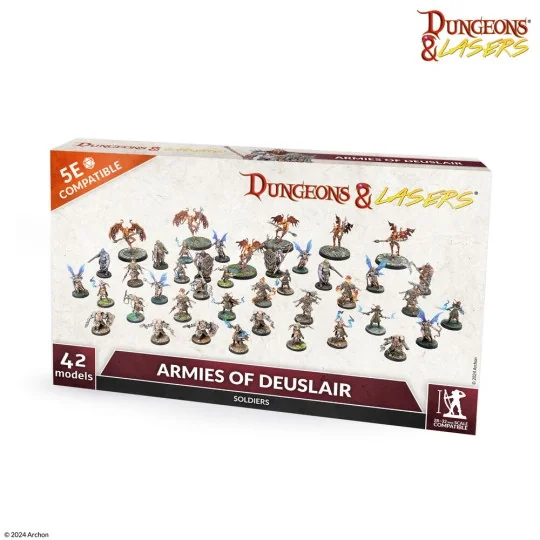 Dungeons & Lasers Miniatures: ARMIES OF DEUSLAIR - Archon Studio DN...