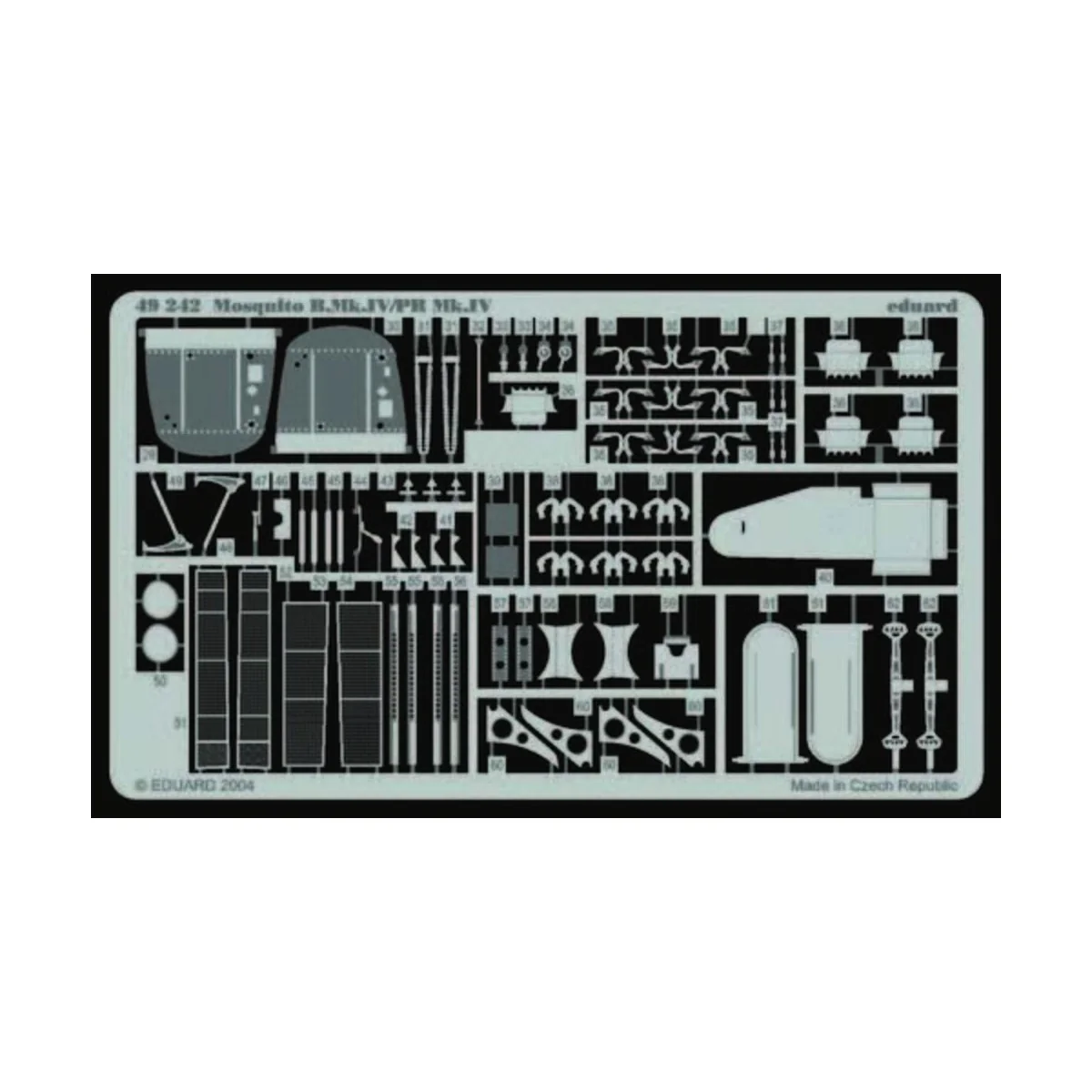 Mosquito B.Mk.IV/PR Mk.IV für Tamiya Bausatz - Eduard Accessories 4...