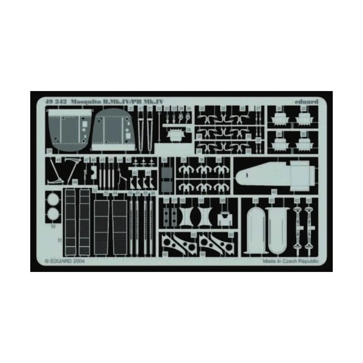 Mosquito B.Mk.IV/PR Mk.IV für Tamiya Bausatz - Eduard Accessories 4...