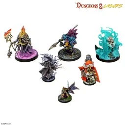 Dungeons & Lasers Miniatures: VICTIMS OF INSANITY - Archon Studio D...