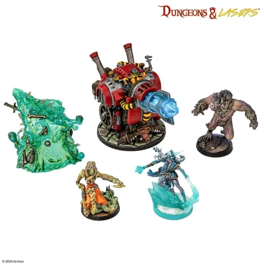 Dungeons & Lasers Miniatures: VICTIMS OF INSANITY - Archon Studio D...