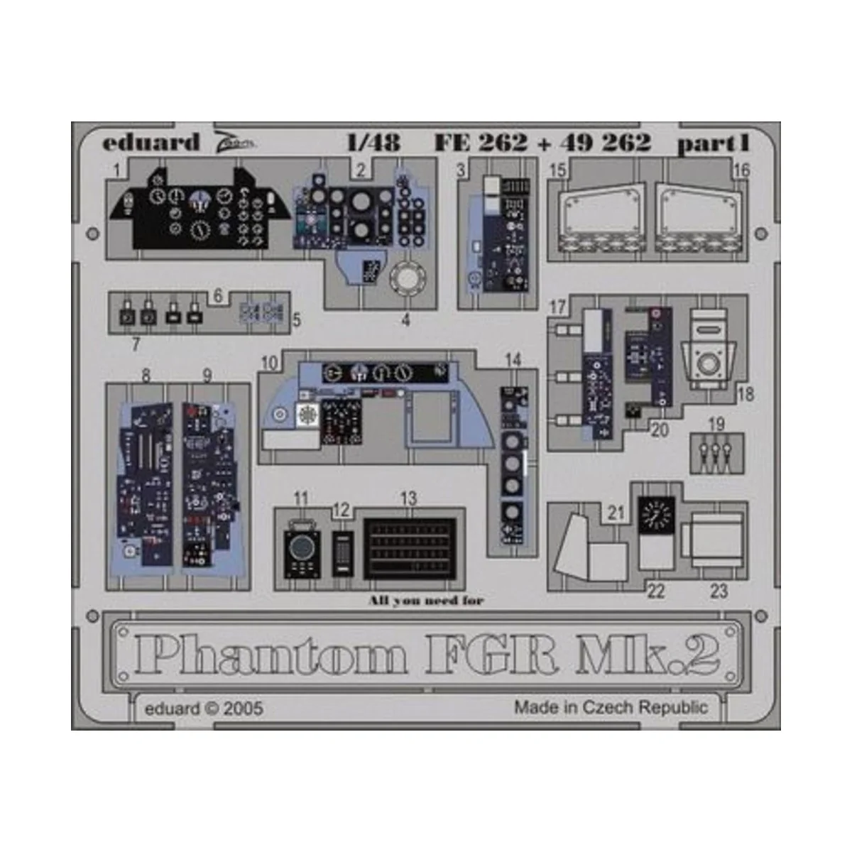 Phantom FGR Mk.2 für Hasegawa/Revell Bausatz - Eduard Accessories 4...