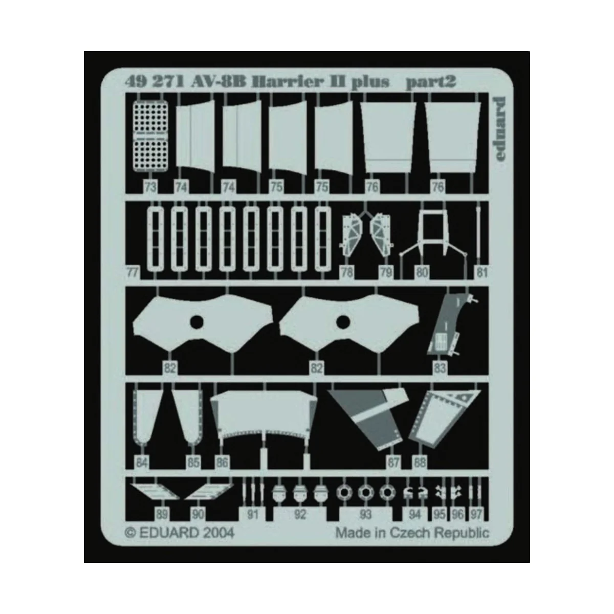AV-8B Harrier II Plus, 1/48 - Eduard Accessories 49271