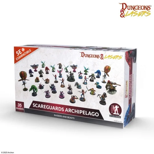 DUNGEONS & LASERS Scareguards Archipelago Raiders and Beasts - Arch...