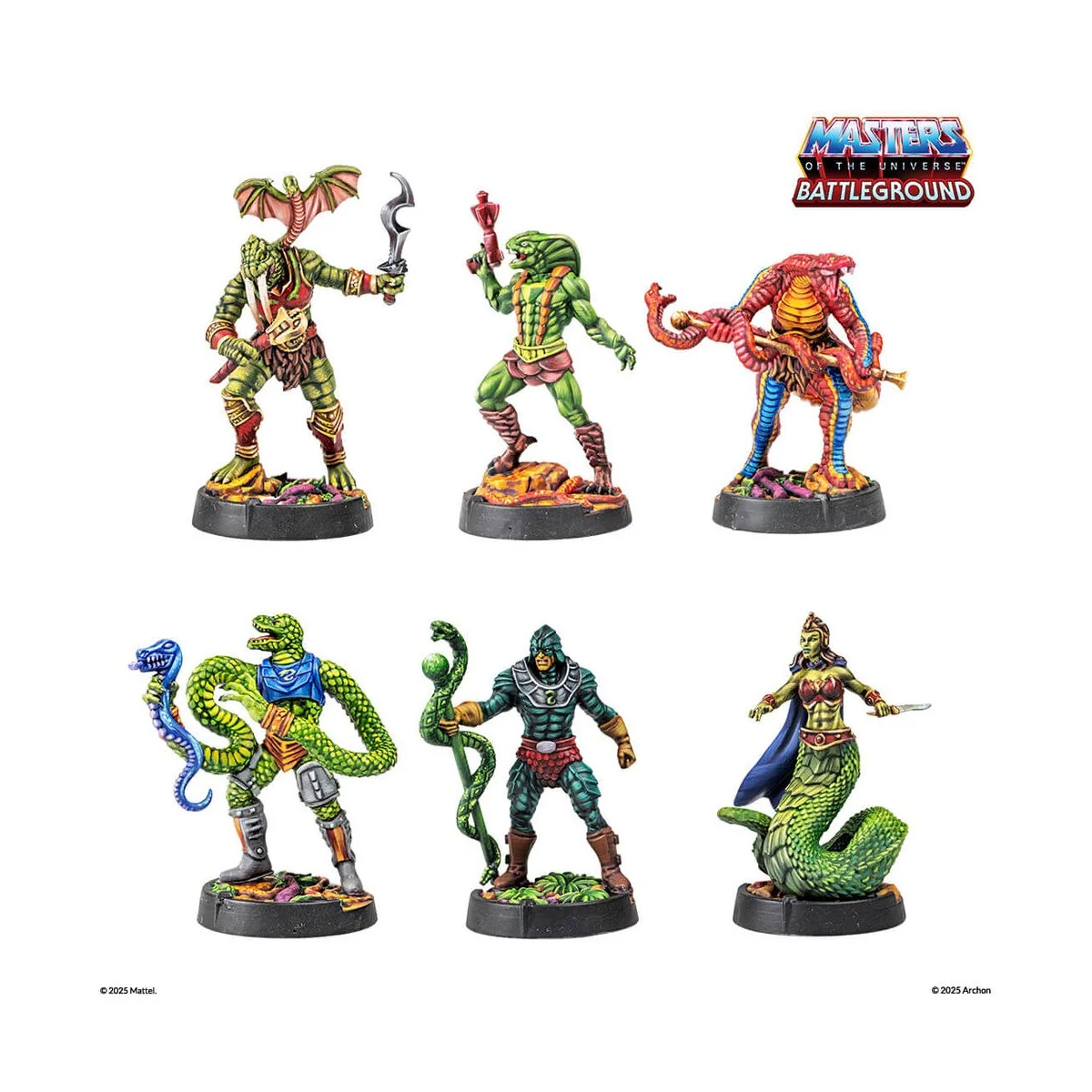 MOTU: BATTLEGROUND Wave 8 - Snake Men Faction (FR) - Archon Studio ...
