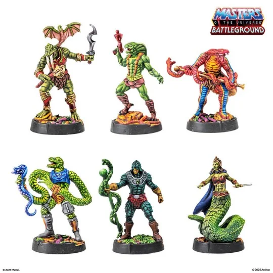 MOTU: BATTLEGROUND Wave 8 - Snake Men Faction (ES) - Archon Studio ...
