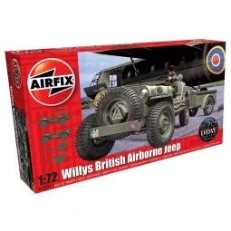 Willys Jeep, Trailer & 6PDR Gun, 1/72 - Airfix A02339