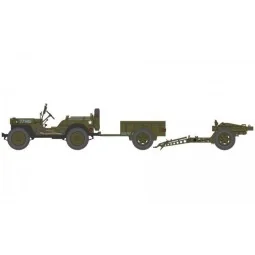 Willys Jeep, Trailer & 6PDR Gun, 1/72 - Airfix A02339 2
