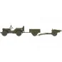 Willys Jeep, Trailer & 6PDR Gun, 1/72 - Airfix A02339