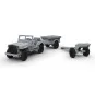 Willys Jeep, Trailer & 6PDR Gun, 1/72 - Airfix A02339