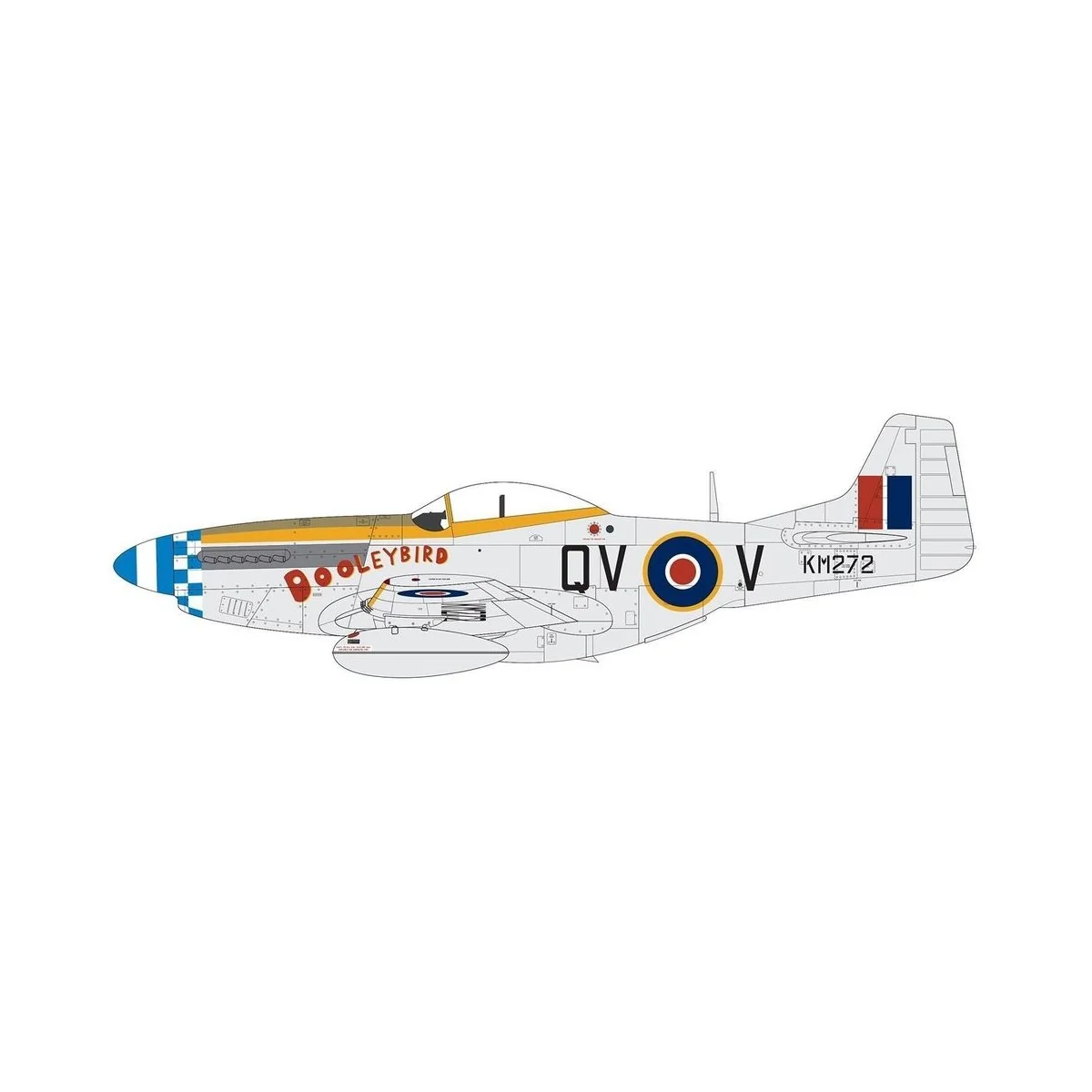 North American Mustang Mk.IV/P-51K Mustang, 1/48 - Airfix A05137