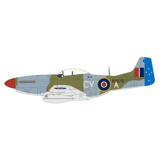 North American Mustang Mk.IV/P-51K Mustang, 1/48 - Airfix A05137