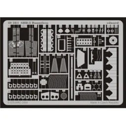 SBD-3 Dauntless für Accurate Bausatz 3411, 1/48 - Eduard Accessorie...