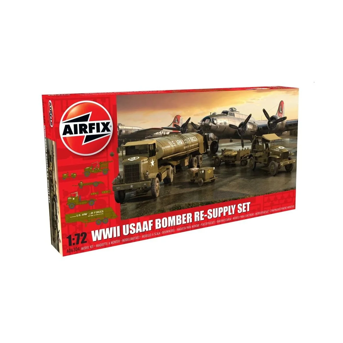 USAAF 8TH Airforce Bomber Resupply Set, 1/72 - Airfix A06304