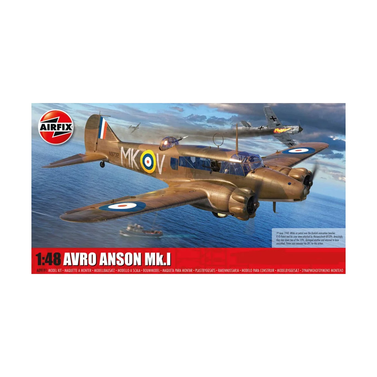 Avro Anson Mk.I, 1/48 - Airfix A09191