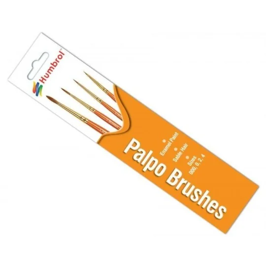 Palpo Pinsel-Set (Größen 000, 0, 2 & 4) - Humbrol AG4250