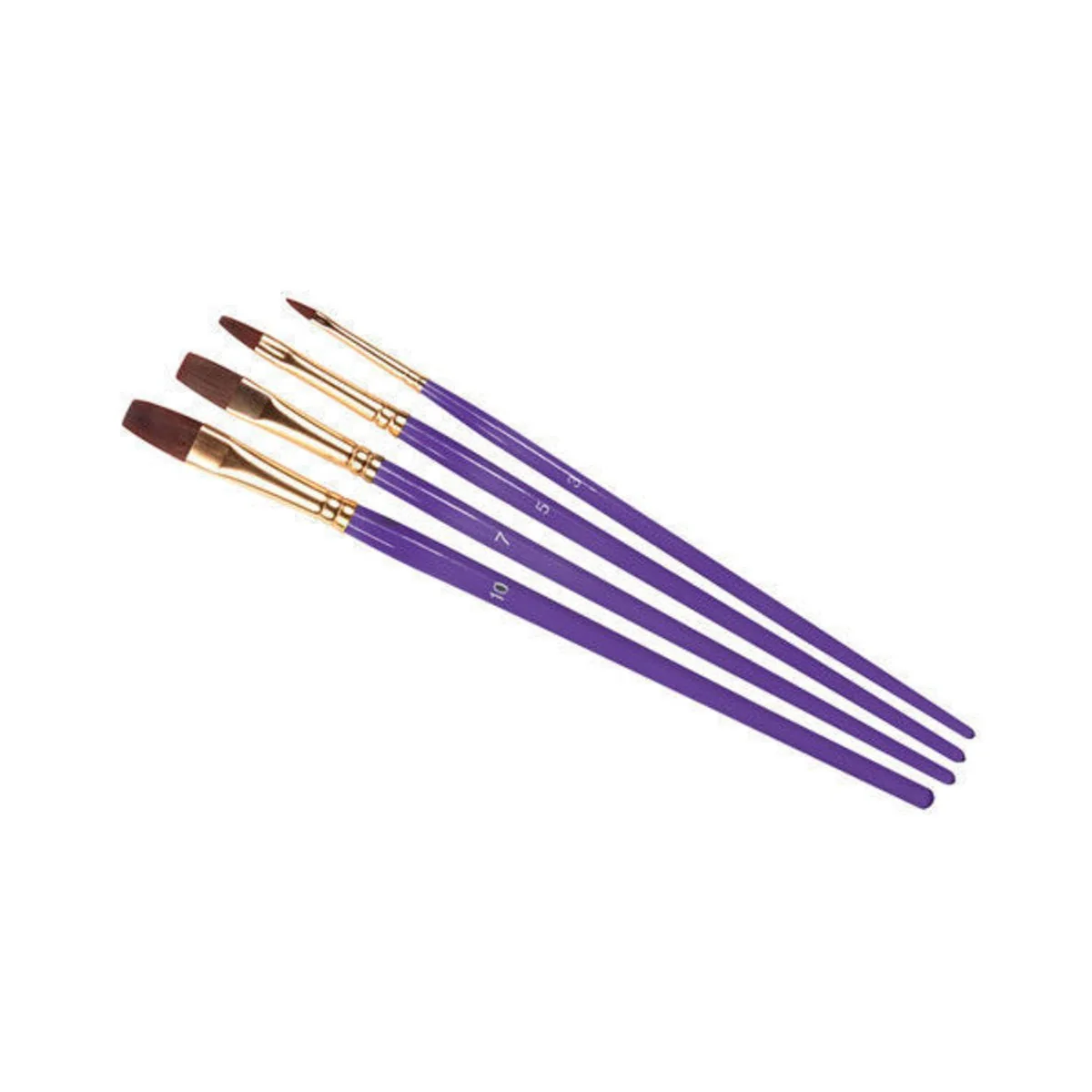 Pinsel Set -flach 3, 5, 7, 10 - Humbrol AG4305
