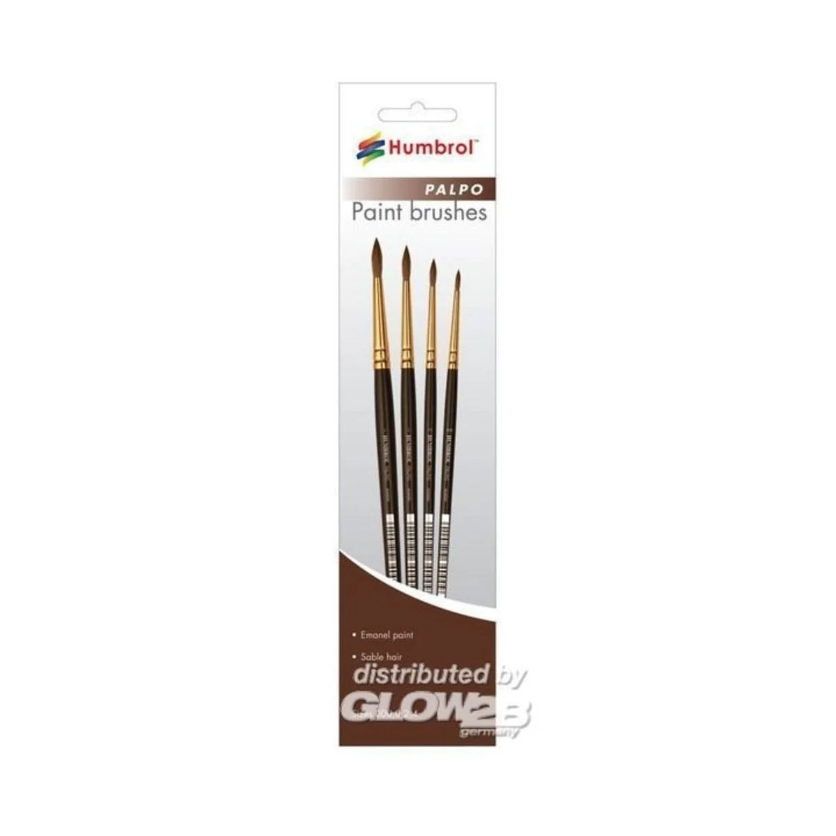 Palpo Pinsel-Set (Größen 000, 0, 2 & 4) - Humbrol AG4250