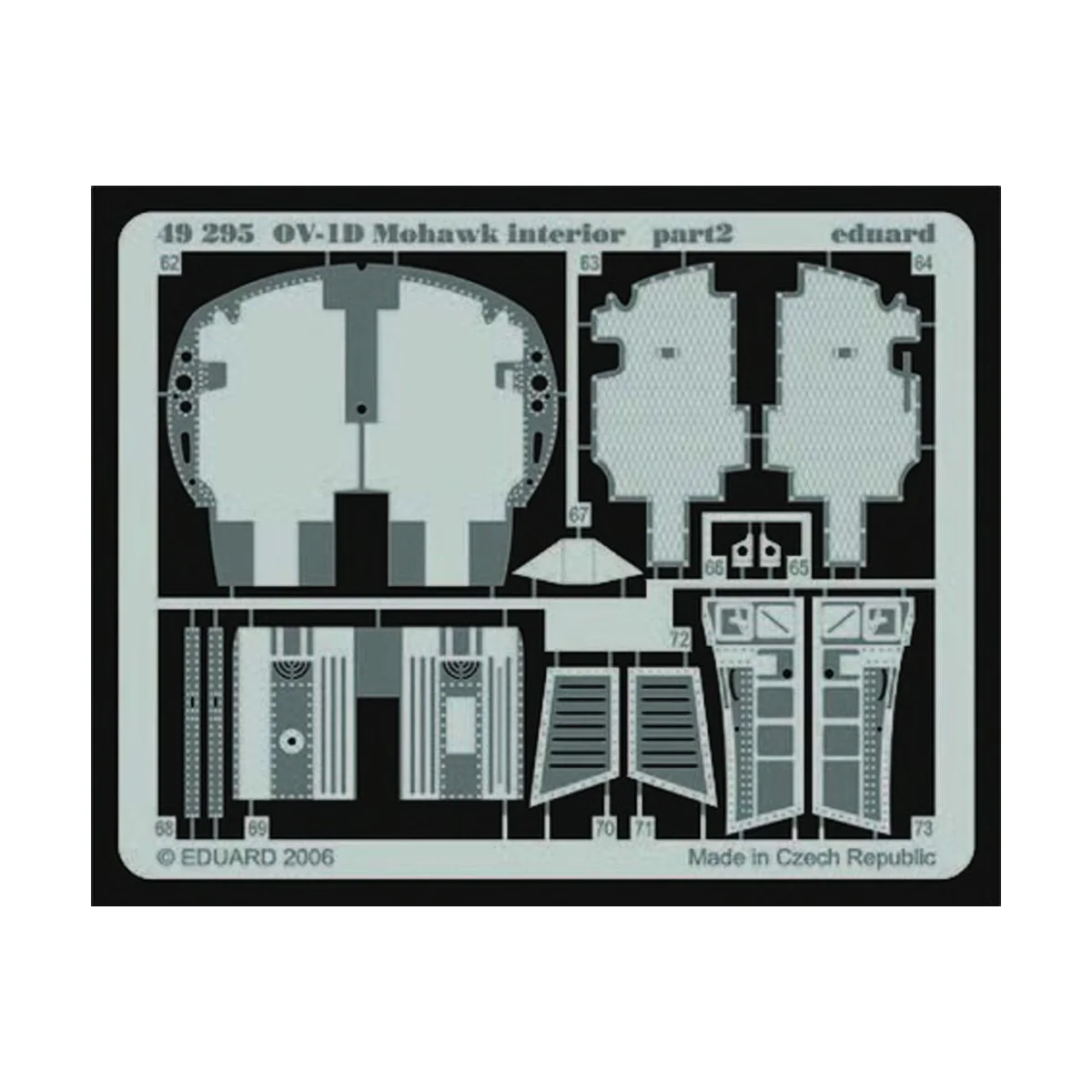 OV-1D Mohawk interior für Roden Bausatz - Eduard Accessories 49295