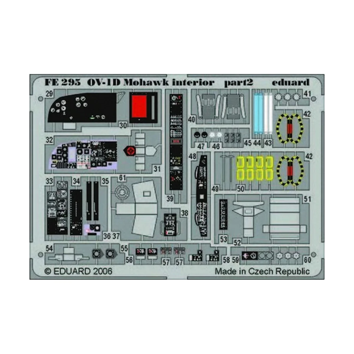 OV-1D Mohawk interior für Roden Bausatz - Eduard Accessories 49295