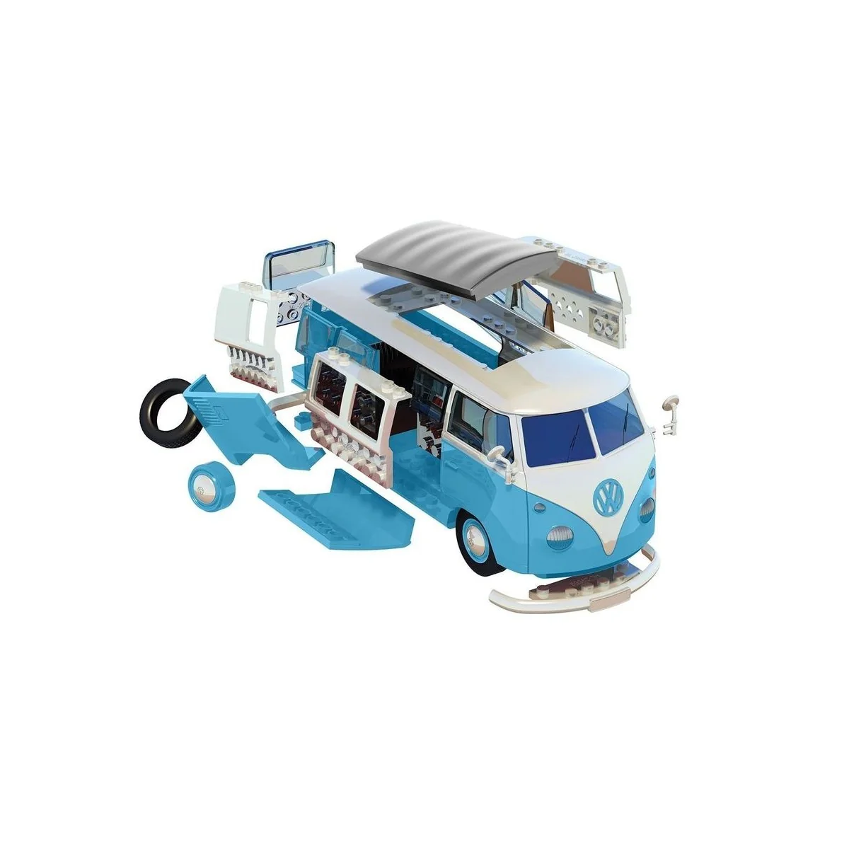 QUICKBUILD VW Camper Van - Blue - Airfix J6024