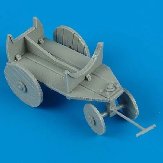 German WWII support cart for external fuel tank, 1/48 - Quickboost ...