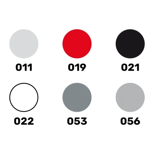 Acrylic Colour Set ”Sports Car” 6 x 12 ml + Brush - Heller 9403