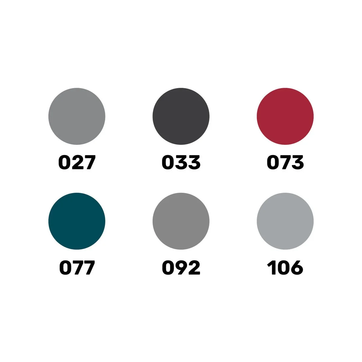 Acrylic Colour Set ”Navy” 6 x 12 ml + Brush - Heller 9405