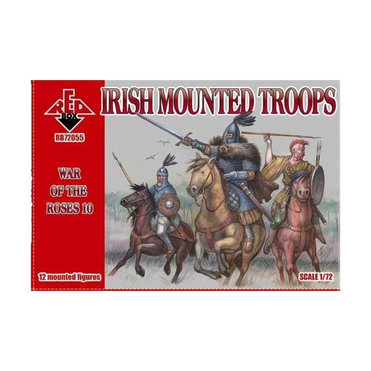 Irish mounted troops, War of the Roses 10, 1/72 - Red Box RB72055