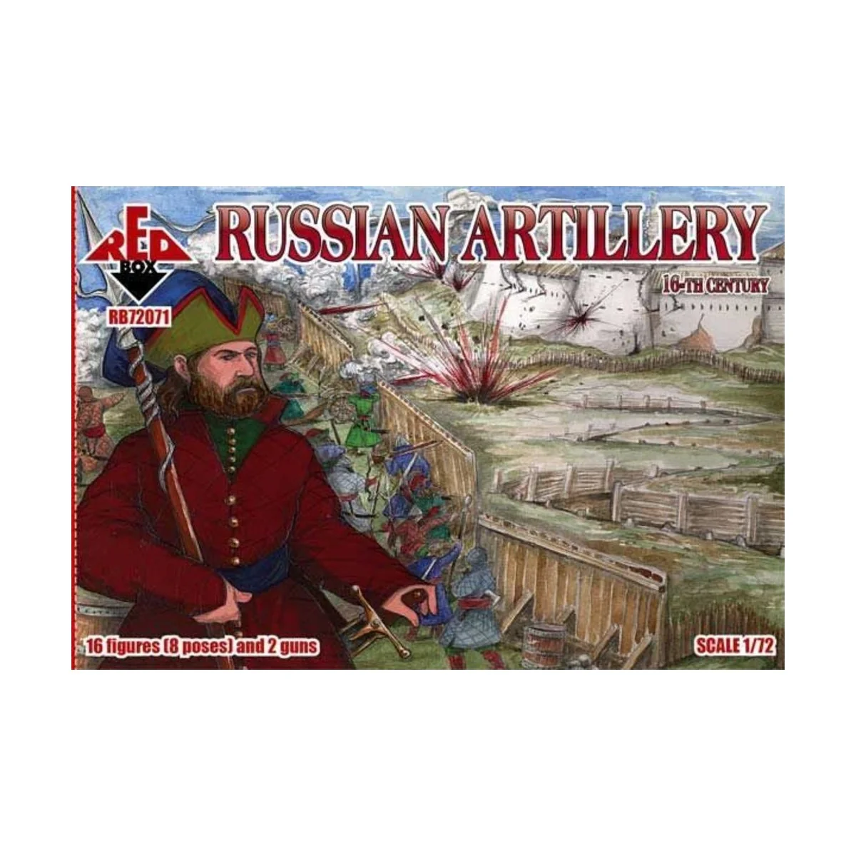 Russian Artillery, 16th century, 1/72 - Red Box RB72071