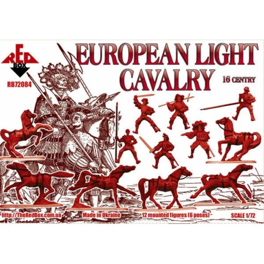 European cavalry, 16th century, set 1, 1/72 - Red Box RB72084