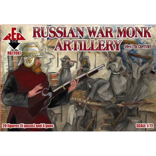 Russian war monk artillery, 16-17th centu, 1/72 - Red Box RB72087