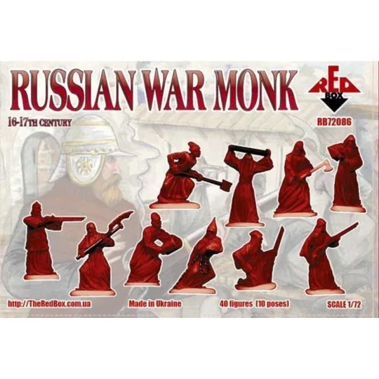 Russian war monk, 16-17th century, 1/72 - Red Box RB72086