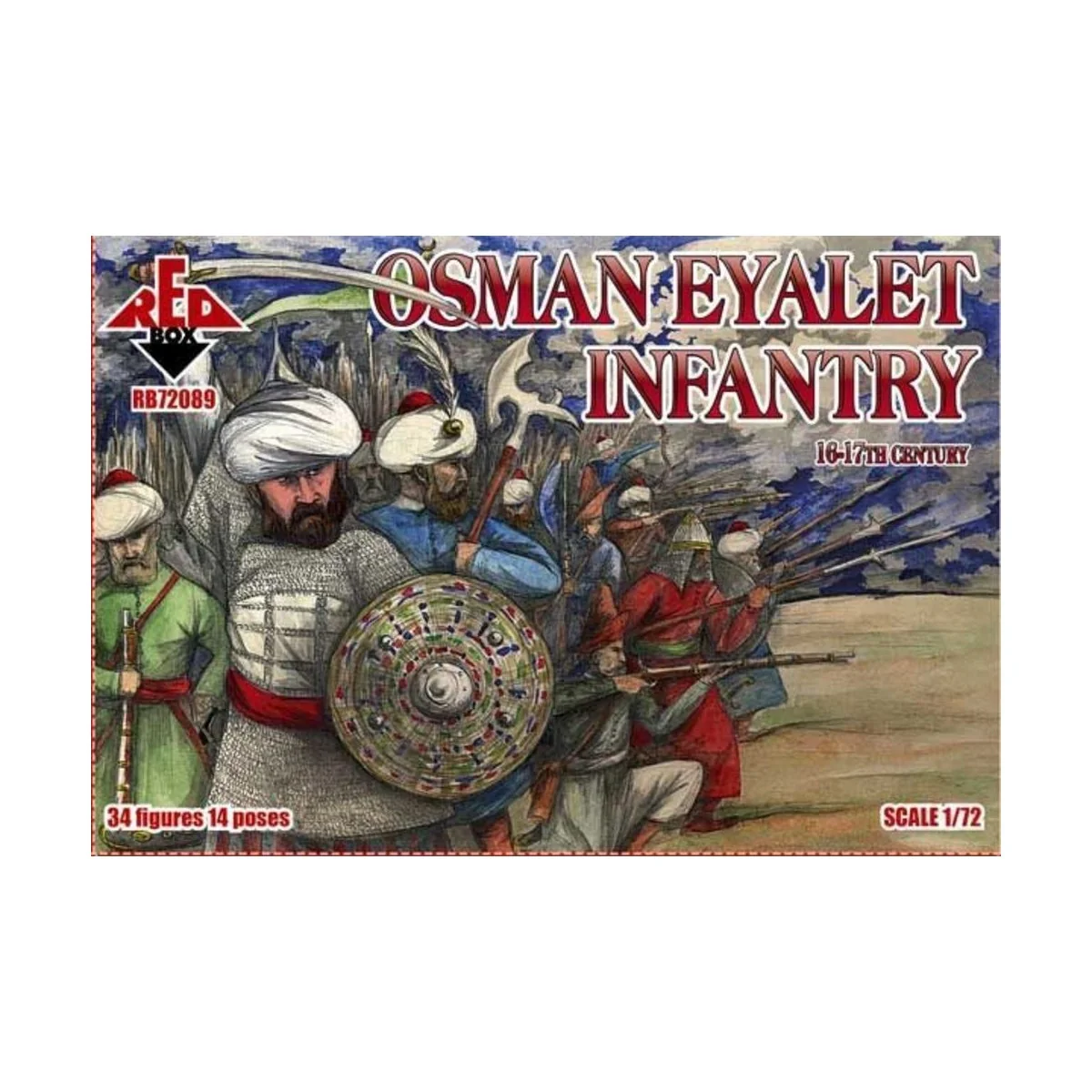 Osman Eyalet infantry, 16-17th century, 1/72 - Red Box RB72088