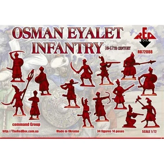 Osman Eyalet infantry, 16-17th century, 1/72 - Red Box RB72088