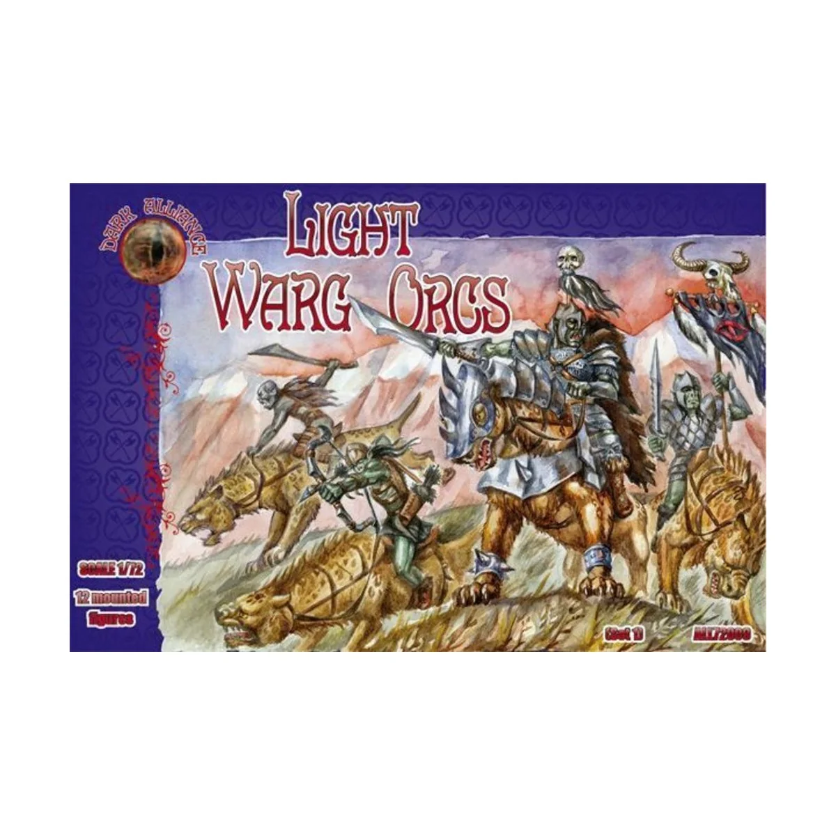 Light Warg Orcs, 1/72 - ALLIANCE ALL72009