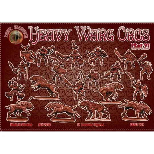 Heavy Warg Orcs, 1/72 - ALLIANCE ALL72010