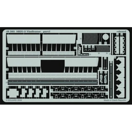 SB2U-3 Vindicator für Accurate Miniatures Bausatz, 1/48 - Eduard Ac...