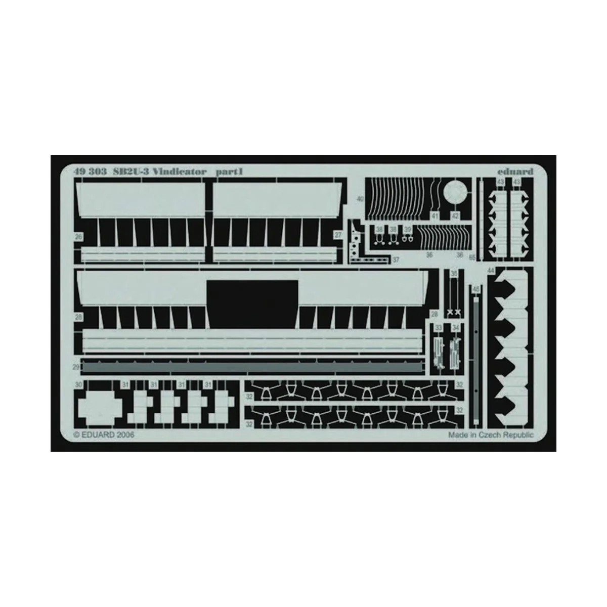 SB2U-3 Vindicator für Accurate Miniatures Bausatz, 1/48 - Eduard Ac...