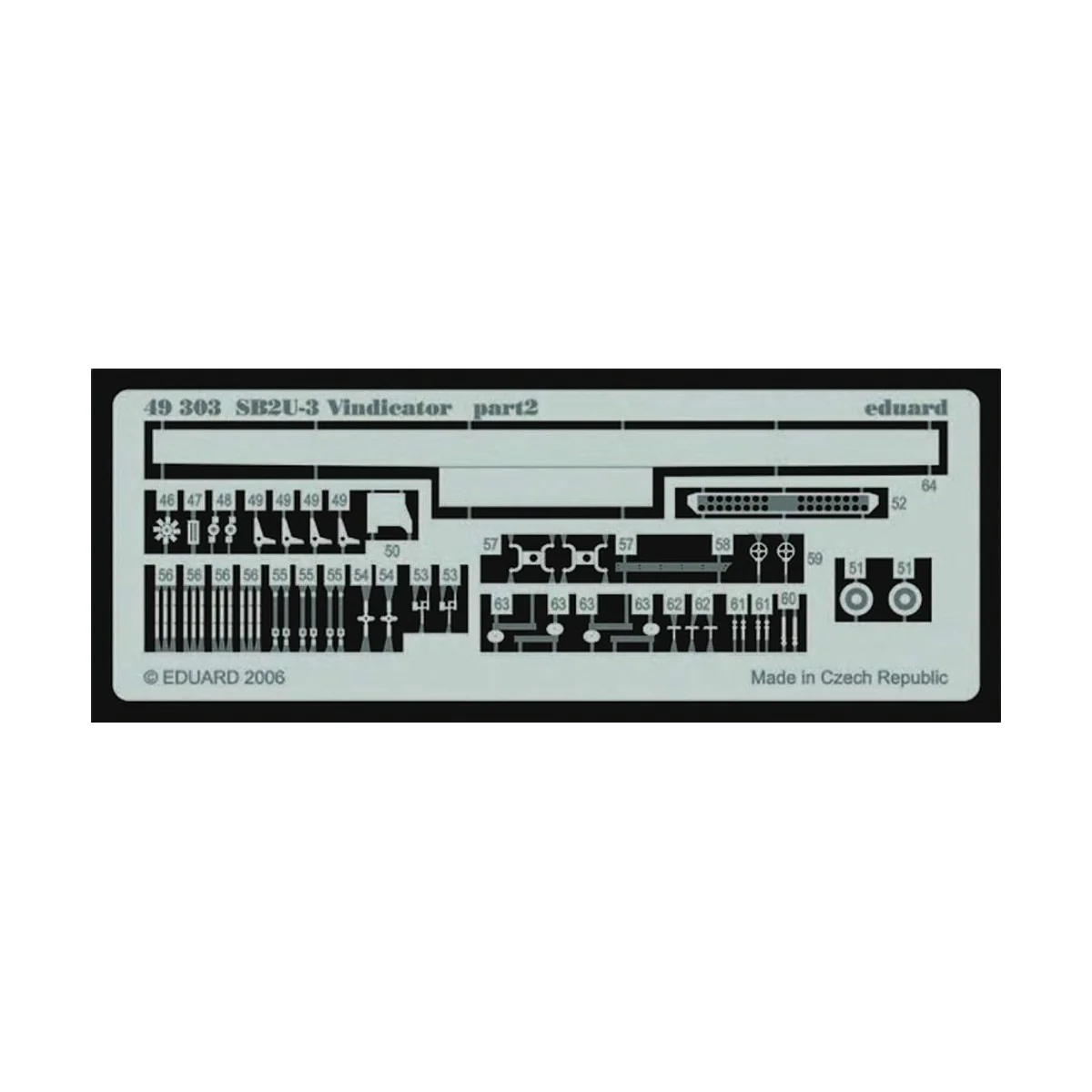 SB2U-3 Vindicator für Accurate Miniatures Bausatz - Eduard Accessor...