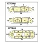 De Havilland Chipmunk T.10 double-sided painting mask for Airfix, 1...