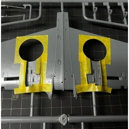 Curtiss Hawk 81-A2 AVG wheels bay masks for Great Wall Hobby, 1/32 ... 2