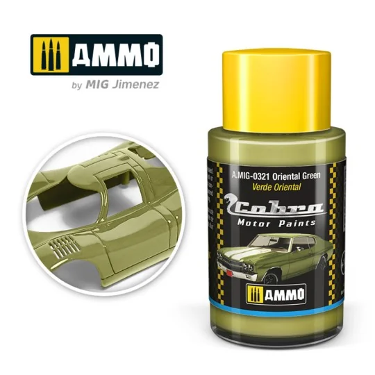 COBRA MOTOR Oriental green - AMMO by MIG Jimenez A.MIG-0321