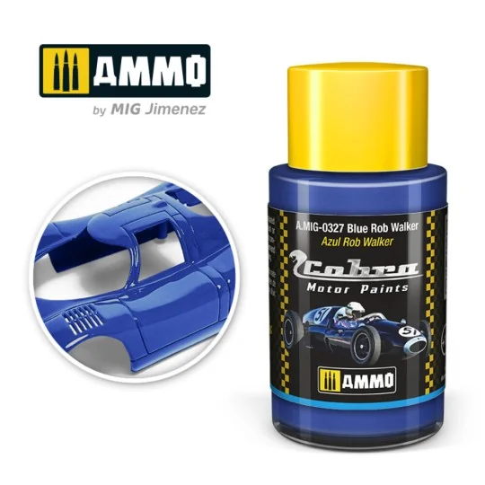 COBRA MOTOR Blue Rob Walker - AMMO by MIG Jimenez A.MIG-0327